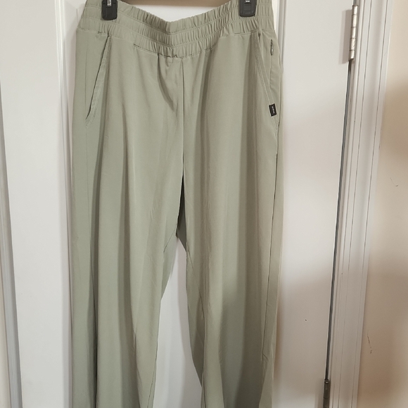 Prana Xl Women's Sage Green Wide Leg Pants - Picture 2 of 6